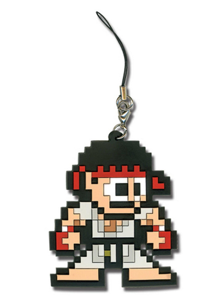 Super Street Fighter Iv 8Bit Ryu Cell Phone Charm