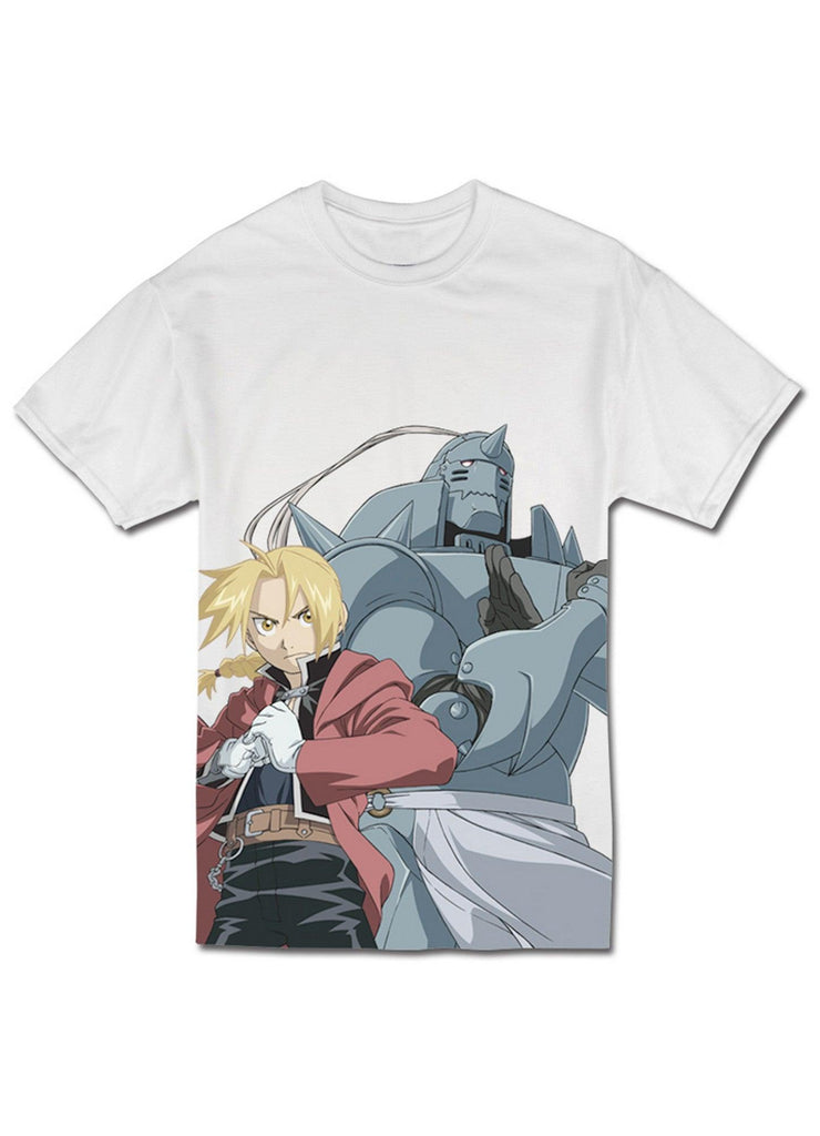 Fullmetal Alchemist: Brotherhood - Alphonse Elric "Al" And Edward Elric "Ed" Men's Sublimation T-Shirt