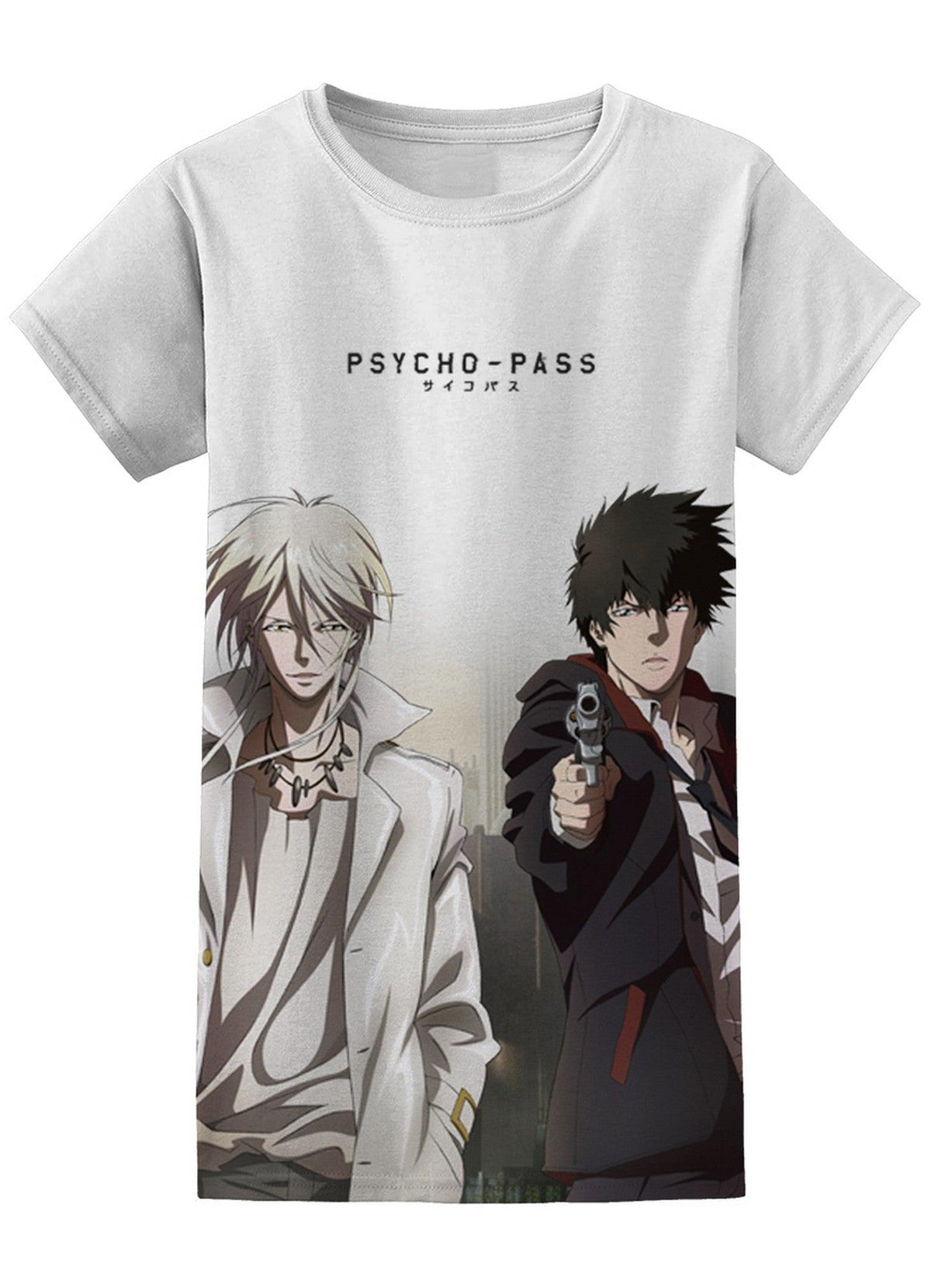 Psycho Pass - Shinya Kogami Vs Shougo Makishima Jrs Sublimation T-Shirt