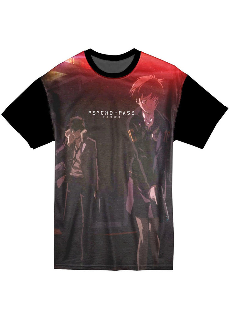 Psycho Pass - Shinya Kogami And Akane Tsunemori Jrs T-Shirt