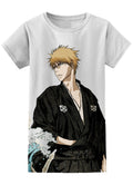 Bleach - Ichigo Kurosaki With Ukiyoe Theme Jrs T-Shirt