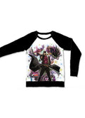Jojo's Bizarre Adventure - Jonathan Joestar Long Sleeve Raglan Shirt