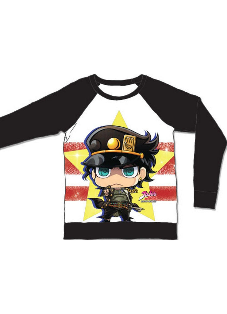 Jojo's Bizarre Adventure - Jotaro Kujo Long Sleeve Raglan Shirt