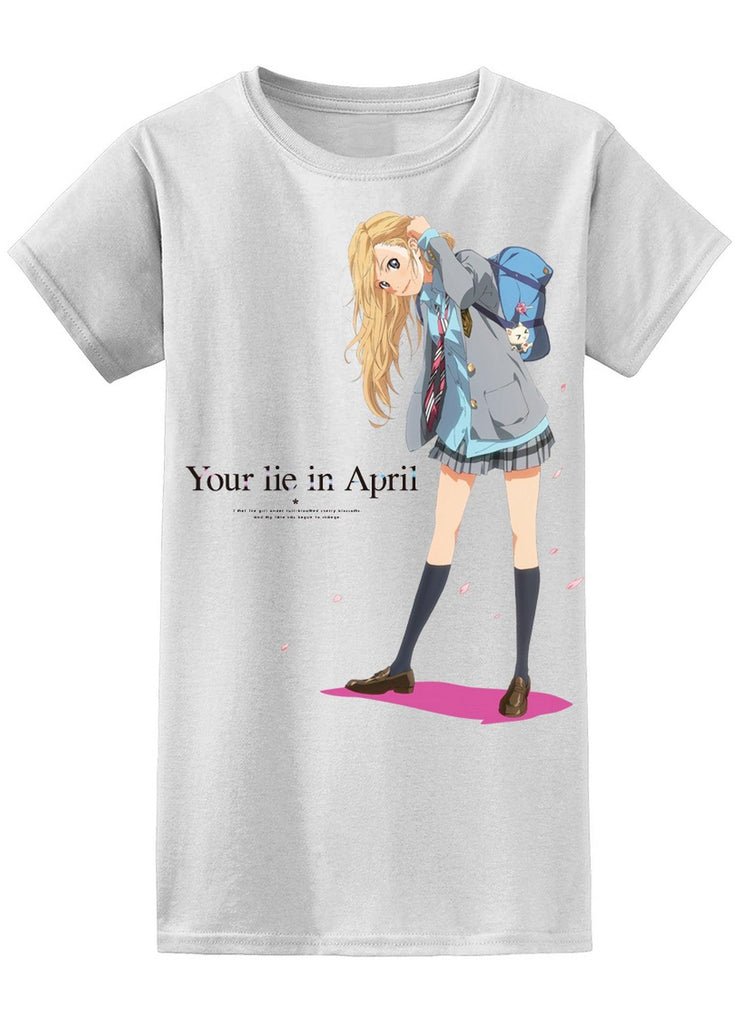 Your Lie In April - Kaori Miyazono Jrs Sublimation T-Shirt