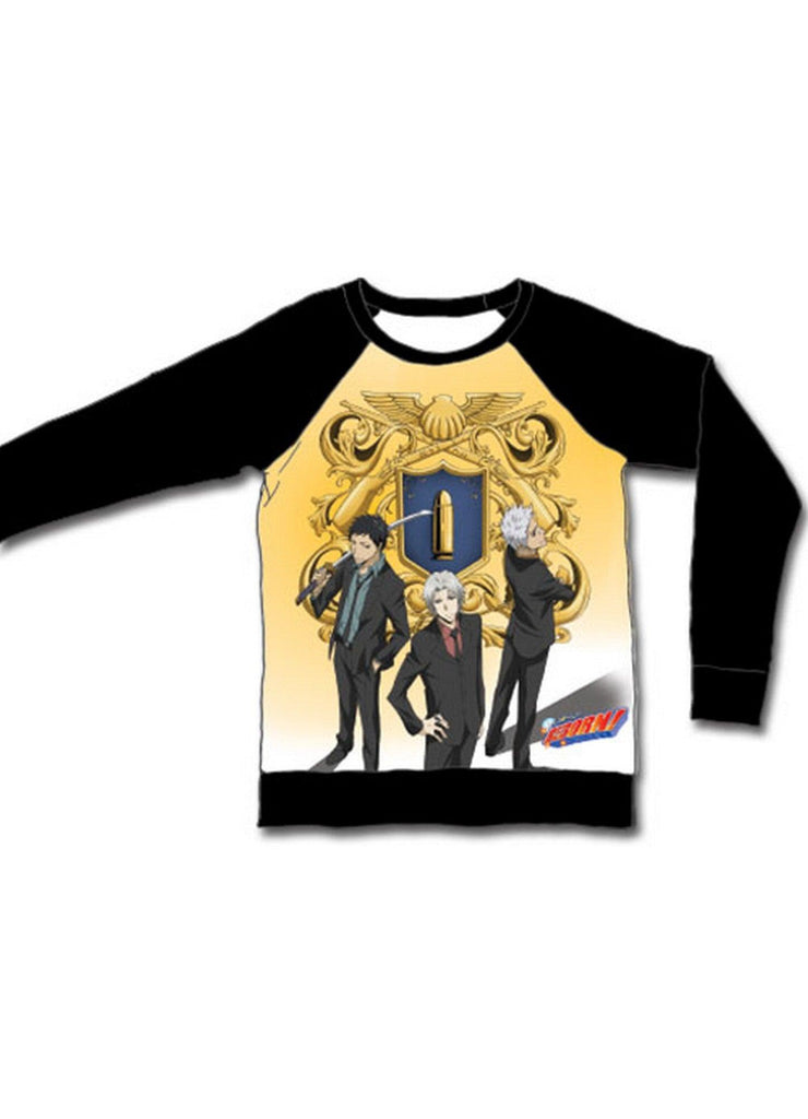 Reborn! - Hayato Gokudera & Yamamoto Ryohei Sublimation Long Sleeve Raglan Shirt