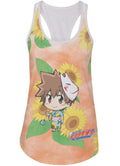 Reborn! - Tsunayoshi Sawada SD And Sunflowers Sublimation Tank Top