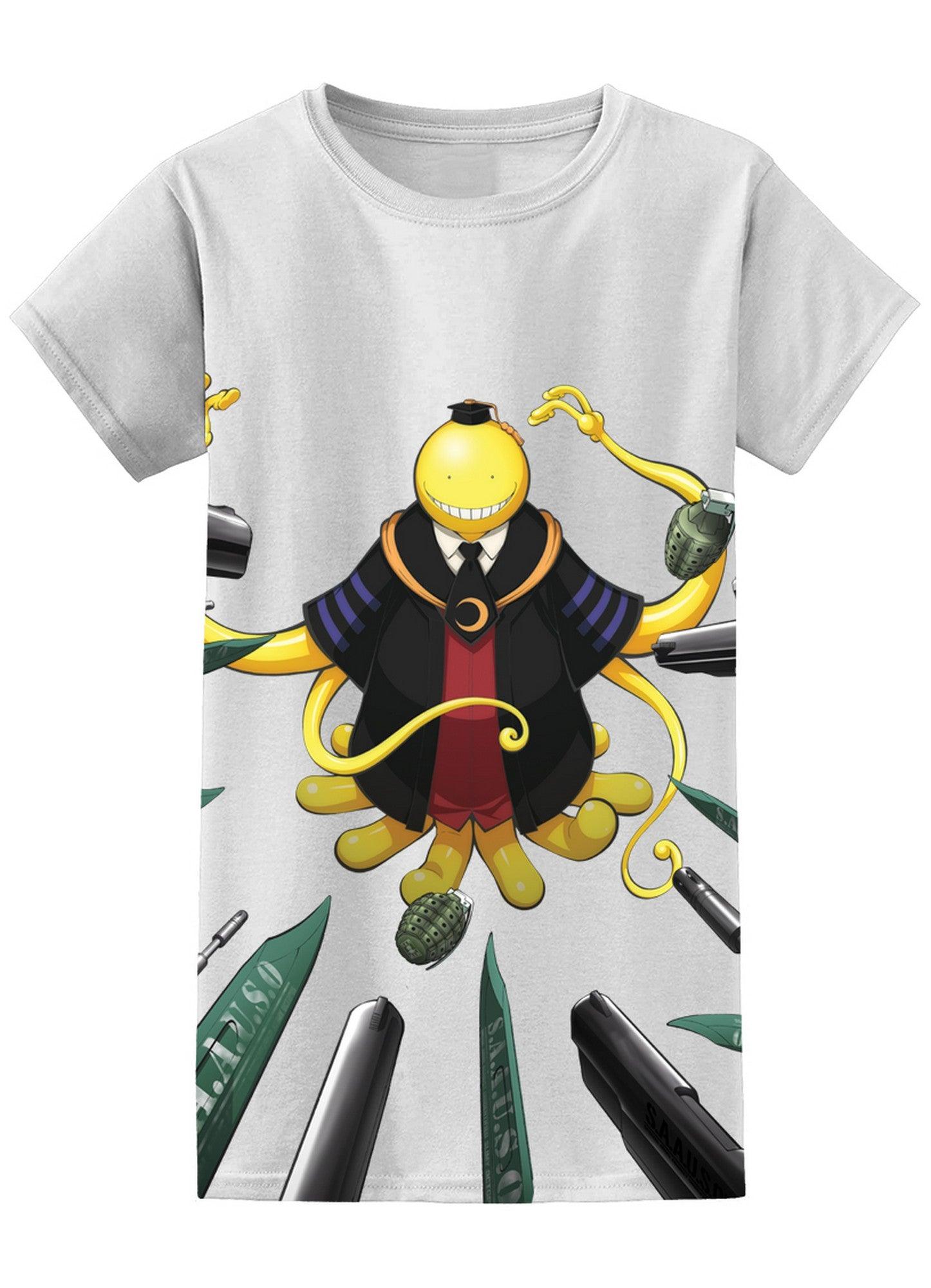 T-shirt Oversize Assassination Classroom Saison 2 Poster - Noir, Confort Et Style Anime