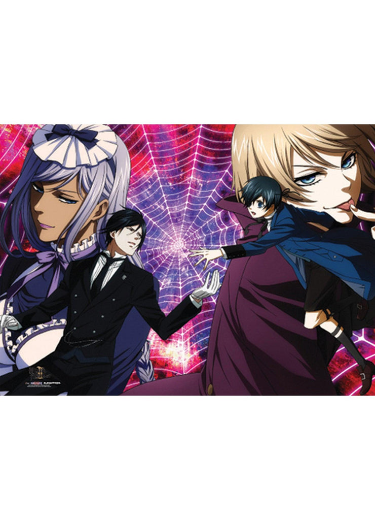 Black Butler 2 - Group Web Wall Scroll - Great Eastern Entertainment