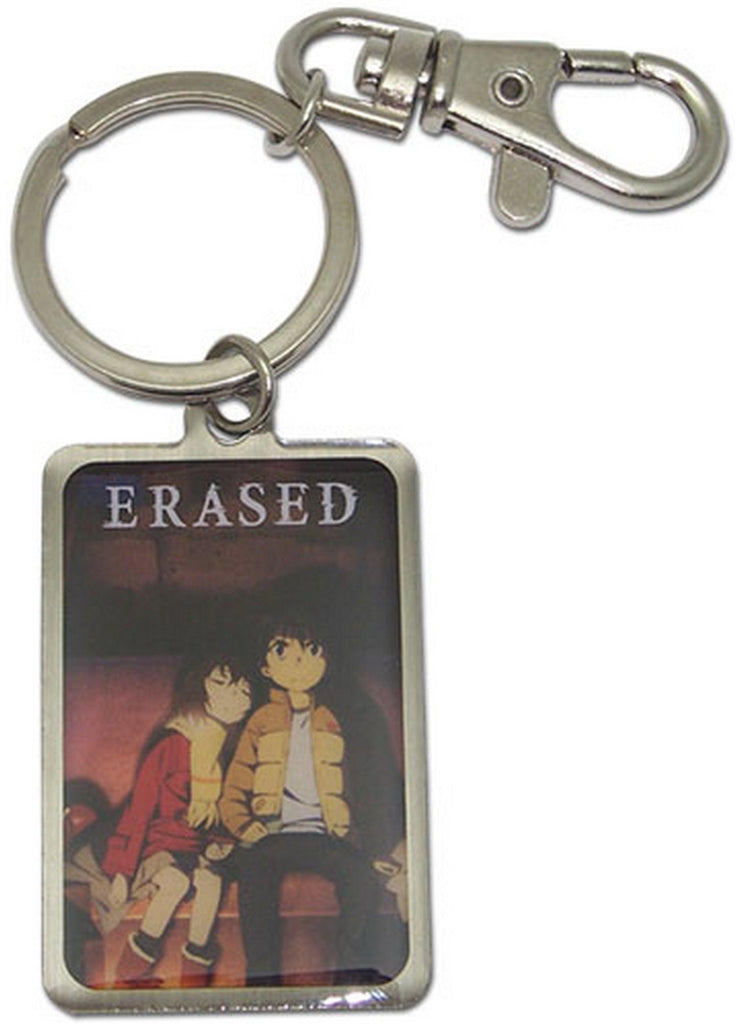 Erased - Kayo Hinazuki And Satoru Fujinuma Metal Keychain - Great Eastern Entertainment