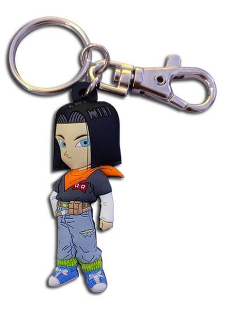 Dragon Ball Z - SD Android 17 PVC Keychain - Great Eastern Entertainment