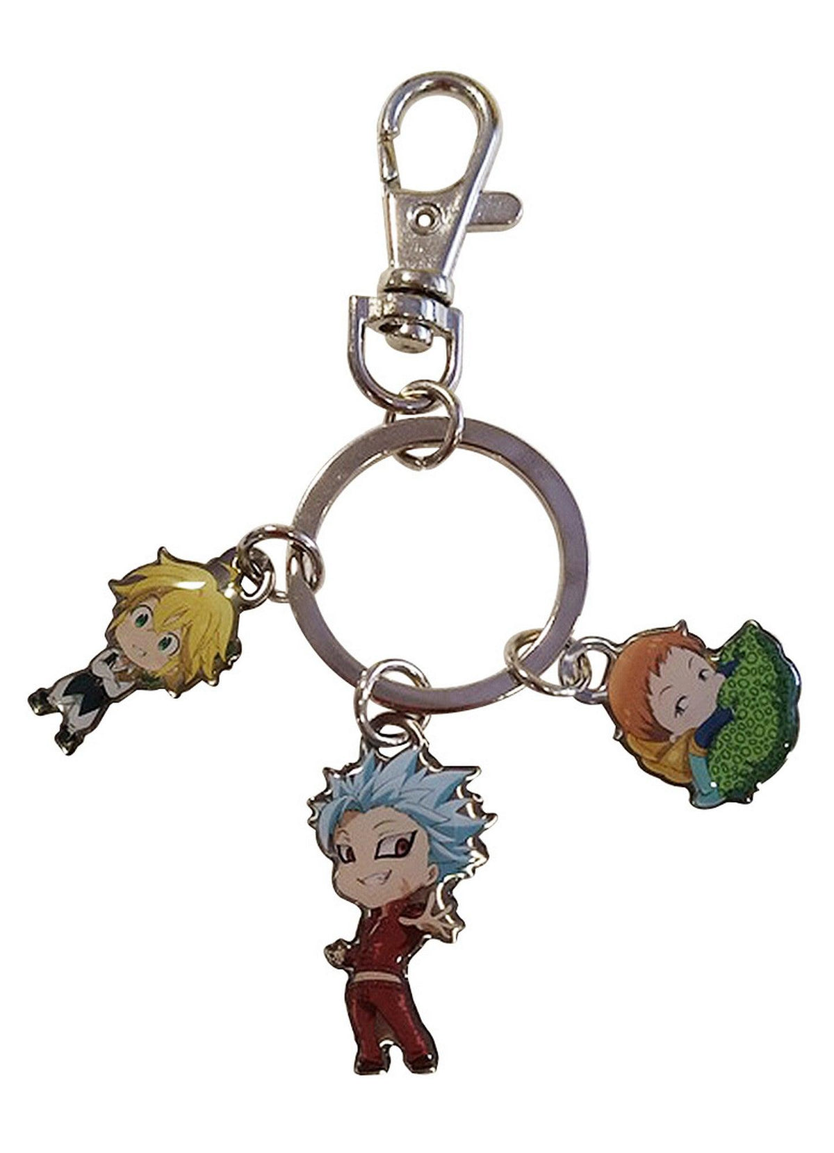 The Seven Deadly Sins- Group Metal Keychain
