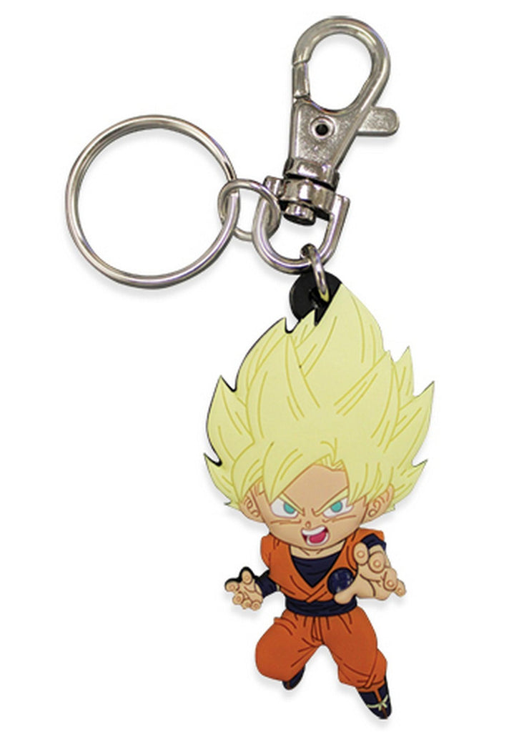 Dragon Ball Super - SD SS Son Goku 01 PVC Keychain - Great Eastern Entertainment