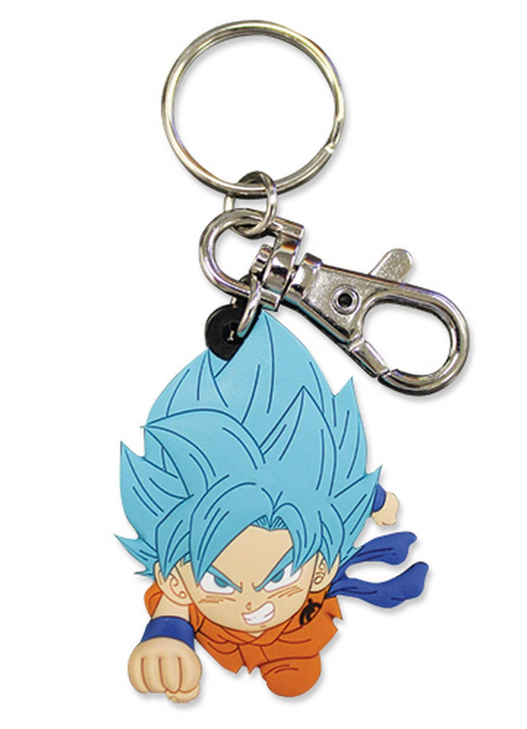 Dragon Ball Super - SD SSGSS Son Goku 01 PVC Keychain - Great Eastern Entertainment