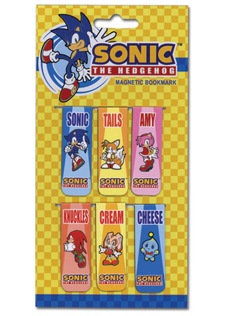 Sonic The Hedgehog Group Magnetic Bookmark