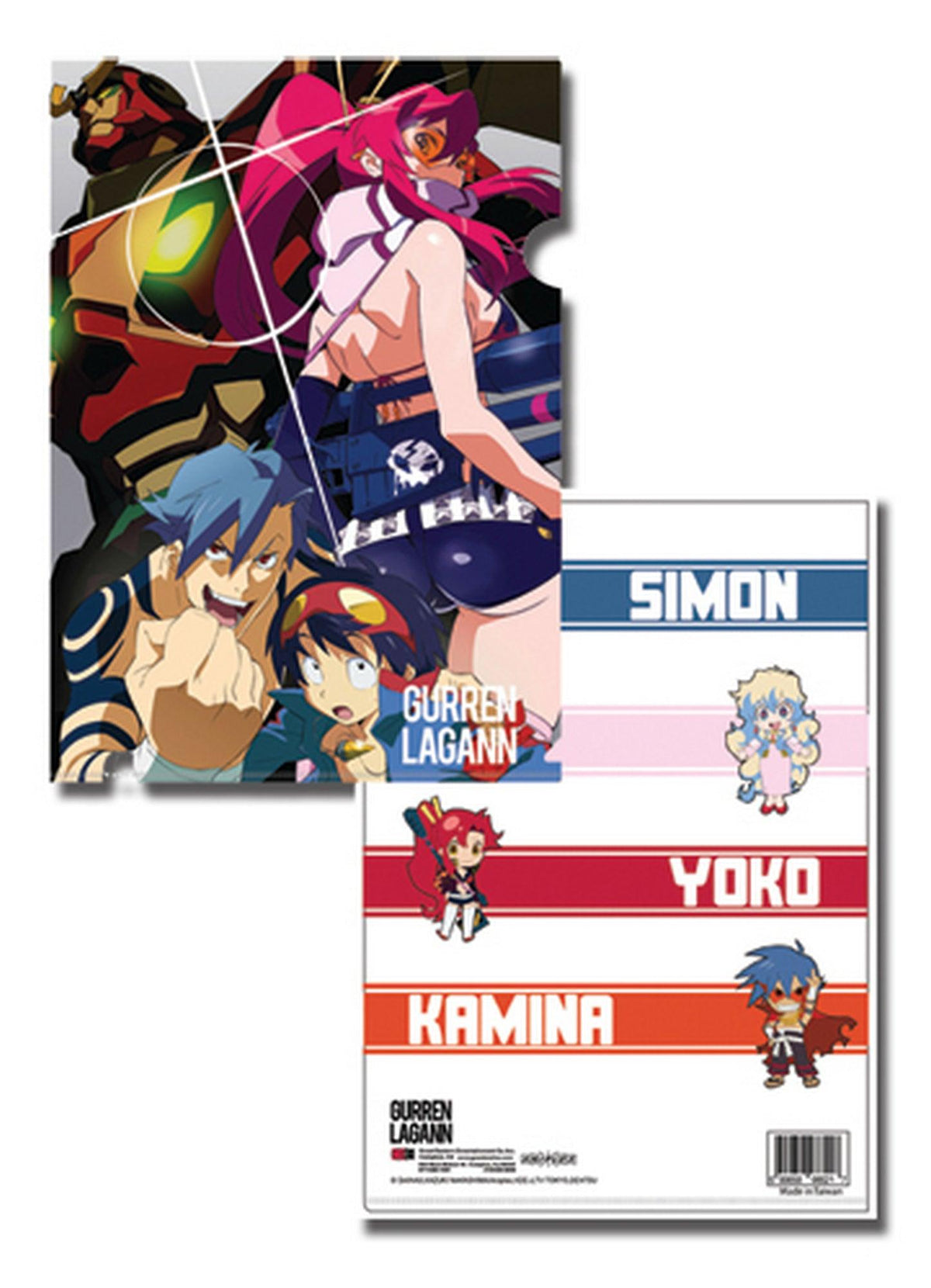 Gurren Lagann - Group File Folder (5 Pcs) - Great Eastern Entertainment