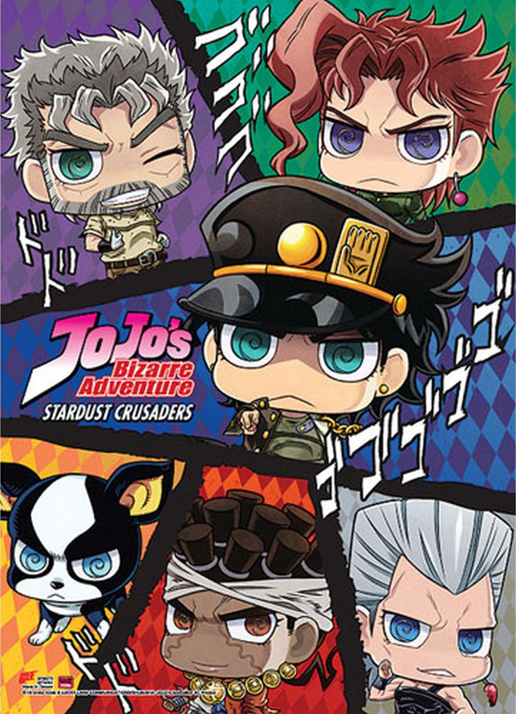 Jojo's Bizarre Adventure - Group SD Wall Scroll - Great Eastern Entertainment