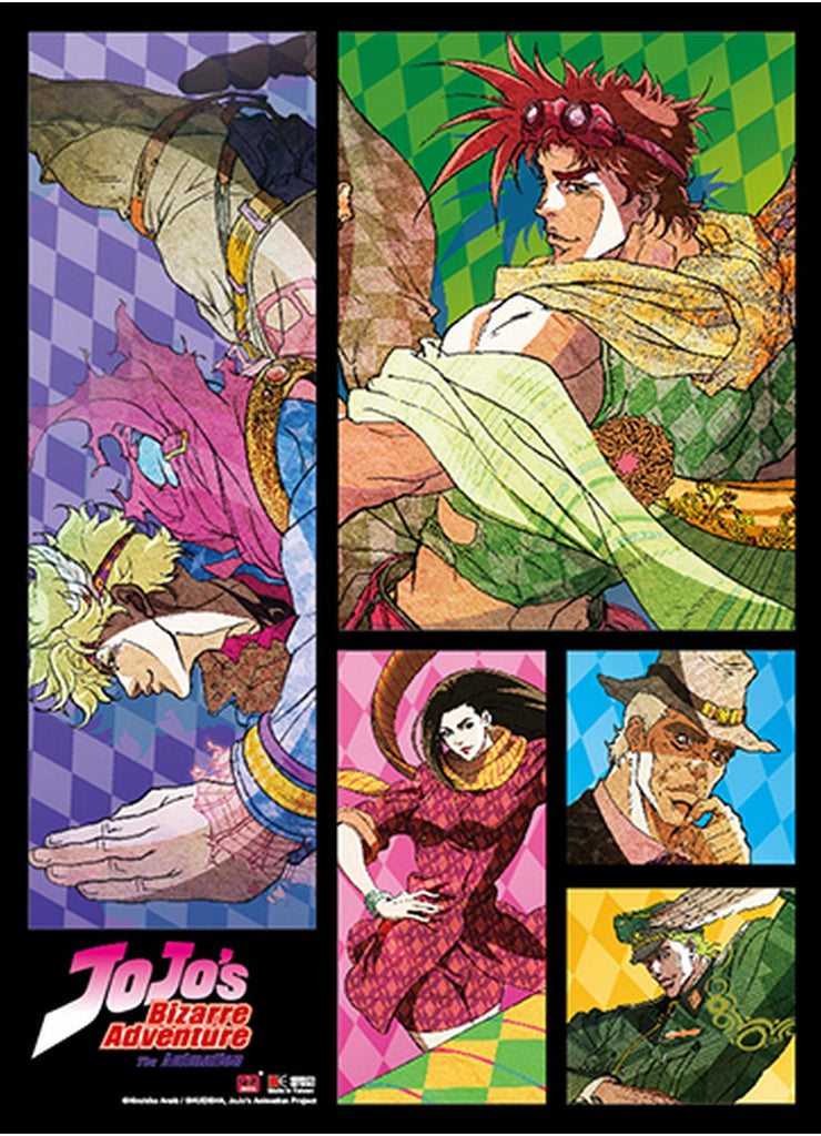 Jojo's Bizarre Adventure - Caesar Anthonio Zeppeli & Joseph Joestar Wall Scroll - Great Eastern Entertainment