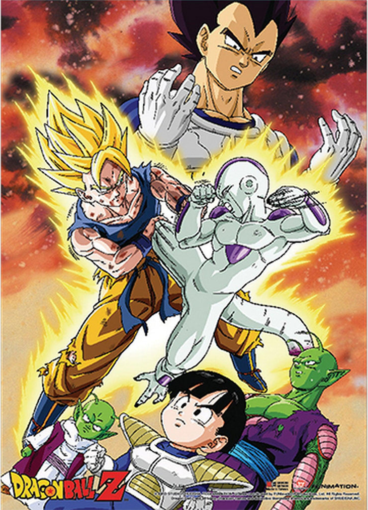 Dragon Ball Z - Son Goku Vs Frieza Wall Scroll - Great Eastern Entertainment