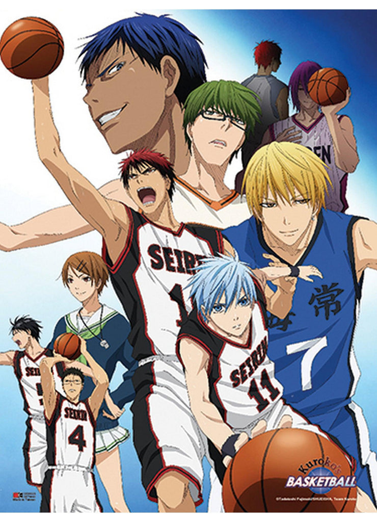 Kuroko's Basketball - Group 2 Wall Scroll 31"W x 43"H