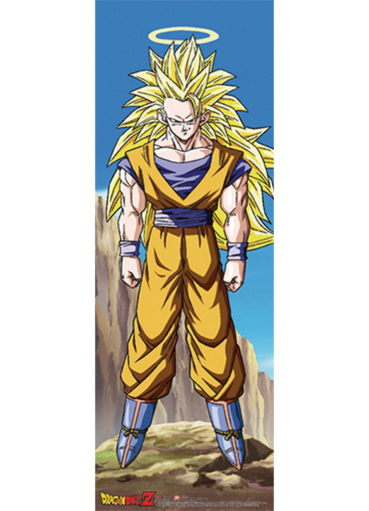 Dragon Ball Z - Son Goku Super Saiya 3 Human Size Wall Scroll - Great Eastern Entertainment