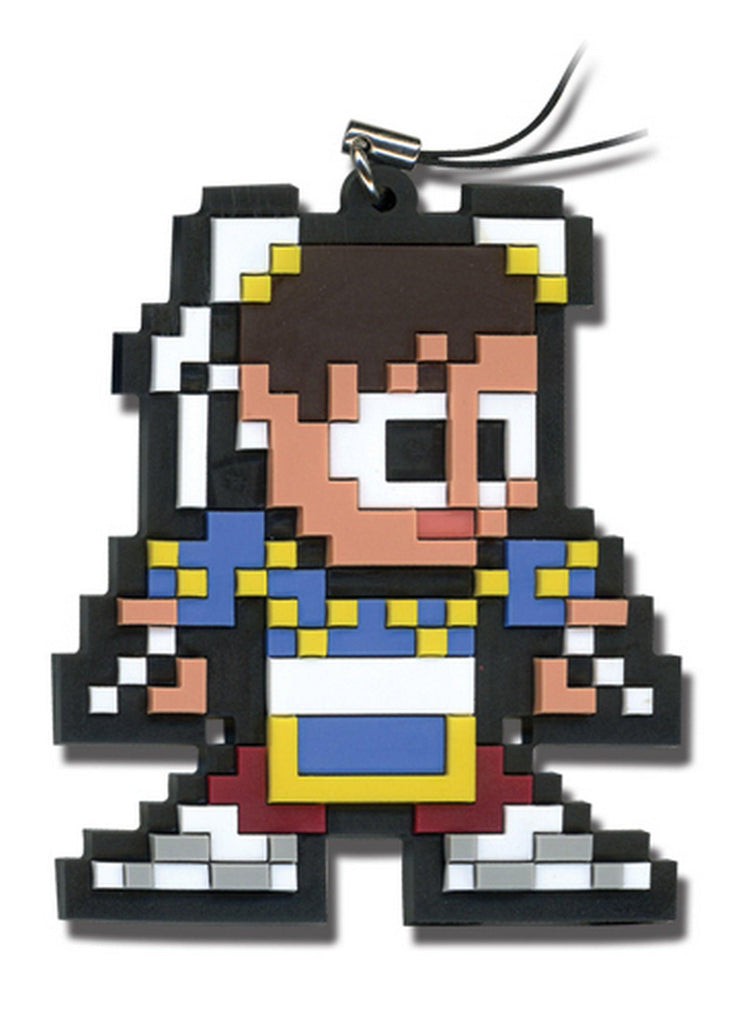 Super Street Fighter Iv 8Bit Chun Li Cell Phone Charm