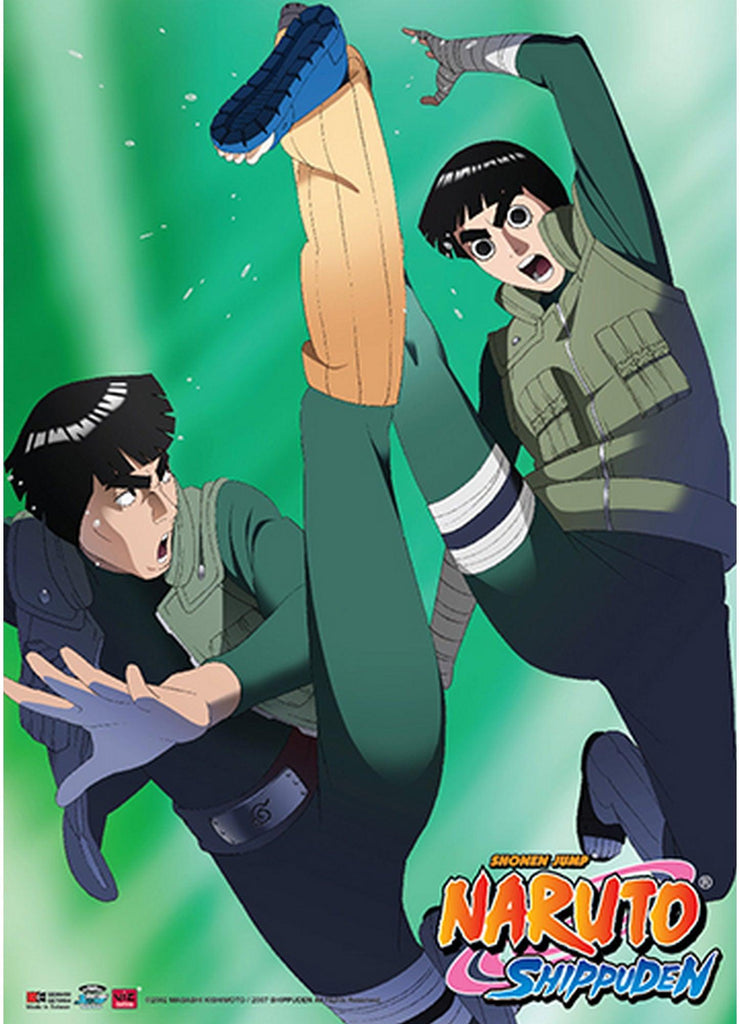 Naruto Shippuden - Rock Lee & Might Guy Wall Scroll - Great Eastern Entertainment