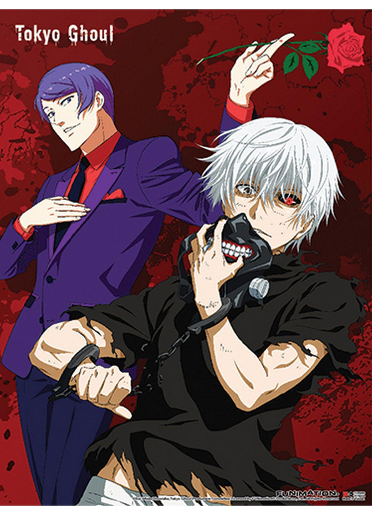 Tokyo Ghoul - Ken Kaneki & Shuu Tsukiyama Wall Scroll - Great Eastern Entertainment