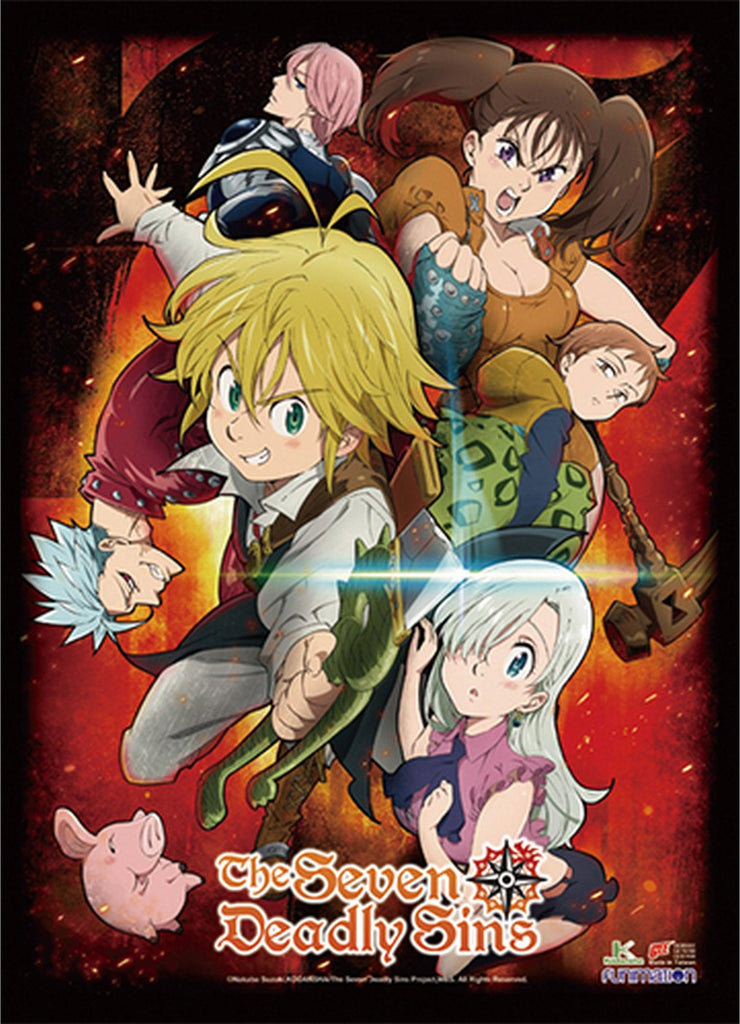 The Seven Deadly Sins - Key Art 1 Wall Scroll - Great Eastern Entertainment