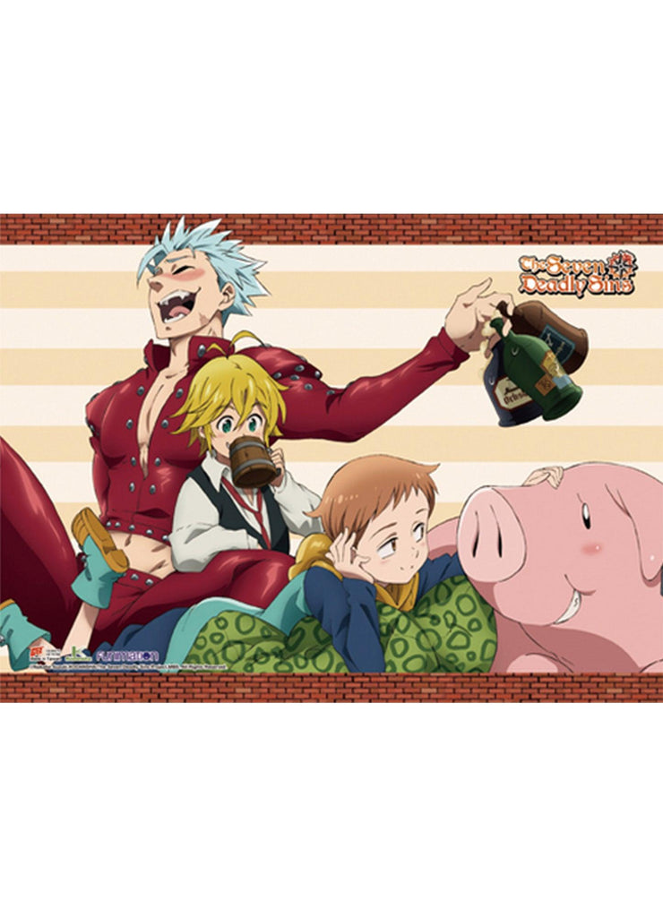 The Seven Deadly Sins- Group Wall Scroll