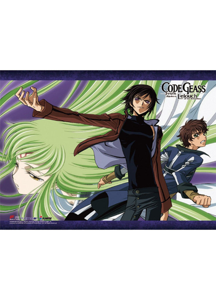 Code Geass S1 - Lelouch vi Britannia & Suzaku Kururugi & C.C. Wall Scroll - Great Eastern Entertainment