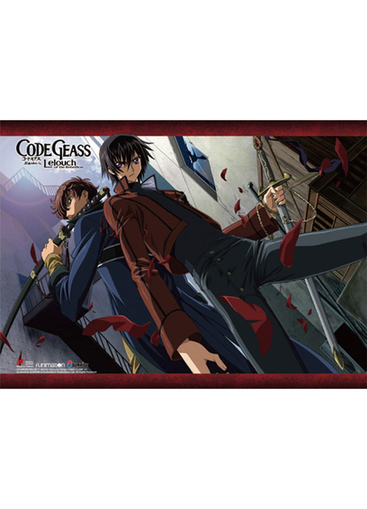 Code Geass S1 - Lelouch vi Britannia & Suzaku Kururugi 2 Wall Scroll - Great Eastern Entertainment