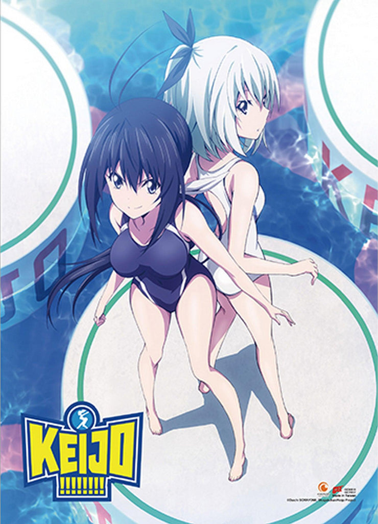 Keijo!!!!!!!! - Nozomi Kaminashi & Sayaka Miyata Wall Scroll - Great Eastern Entertainment