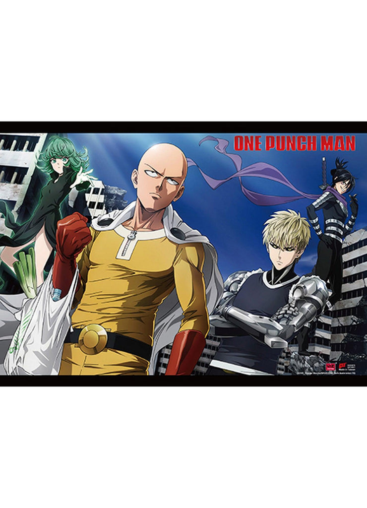 One Punch Man - Group 4 Wall Scroll - Great Eastern Entertainment