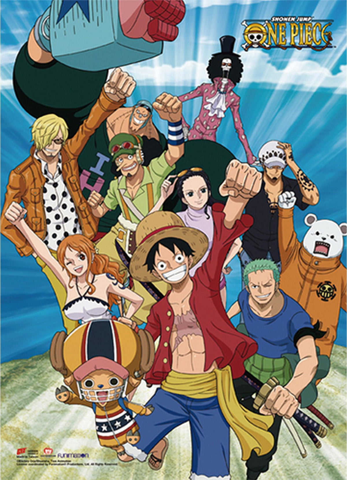 One Piece - 2017 Group 3 Wall Scroll - Great Eastern Entertainment