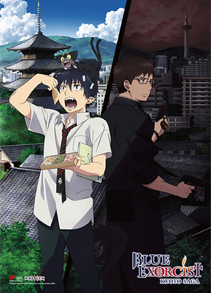 Blue Exorcist Kyoto Saga - Rin Okumura & Yukio Okumura 2 Wall Scroll - Great Eastern Entertainment