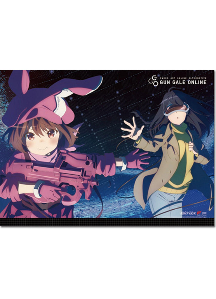 Sword Art Online Alternative Gun Gale Online - Llenn & Karen Kohiruimaki Wall Scroll - Great Eastern Entertainment