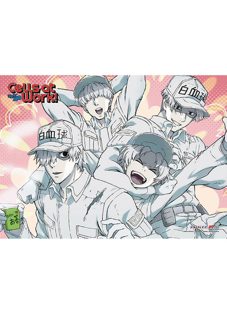 Cells At Work! - White Blood Cell Group Wall Scroll - Great Eastern Entertainment