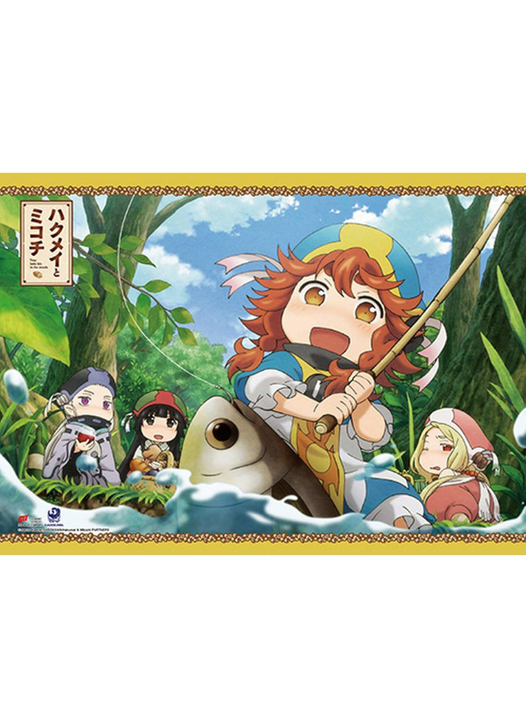 Hakumei And Mikochi - Fishing Together Wall Scroll - Great Eastern Entertainment