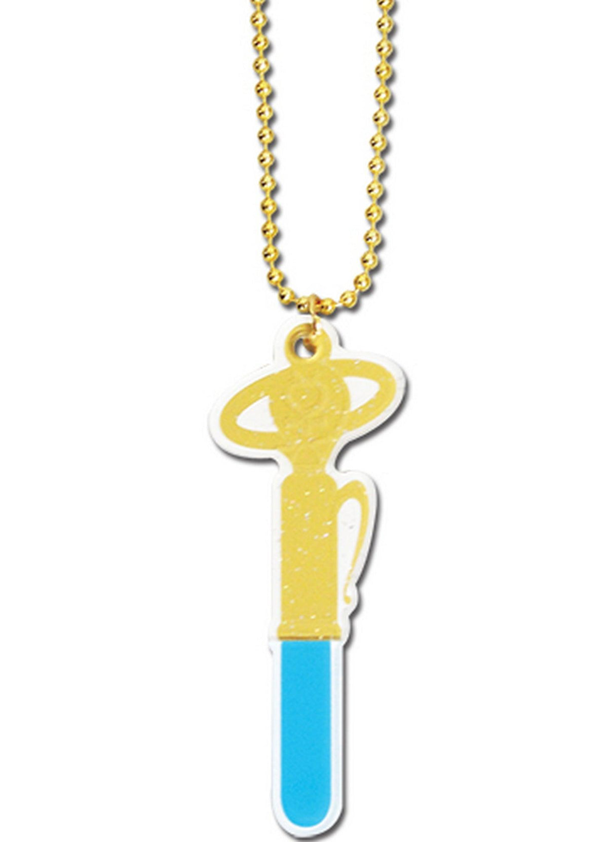 Sailor Moon- Sailor Mercury Moon Pen Acrylic Necklace