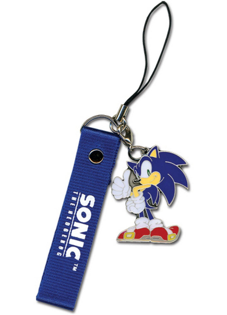 Sonic The Hedgehog Thumb Up Sonic Cell Phone Charm