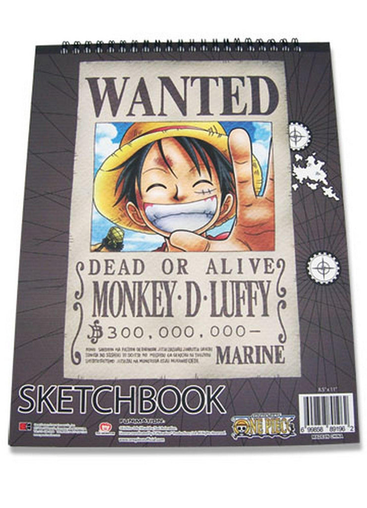 One Piece - Monkey D. Luffy Wanted Sketchbook - Great Eastern Entertainment