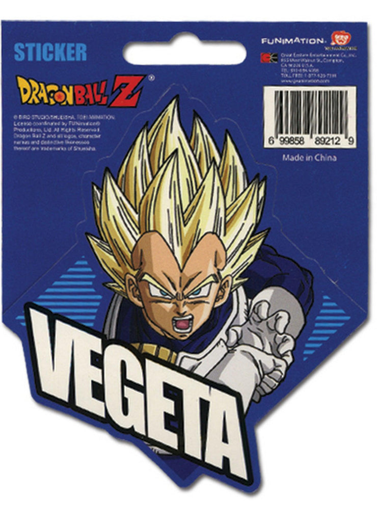 Dragon Ball Z - Super Saiyan Vegeta Sticker - Great Eastern Entertainment