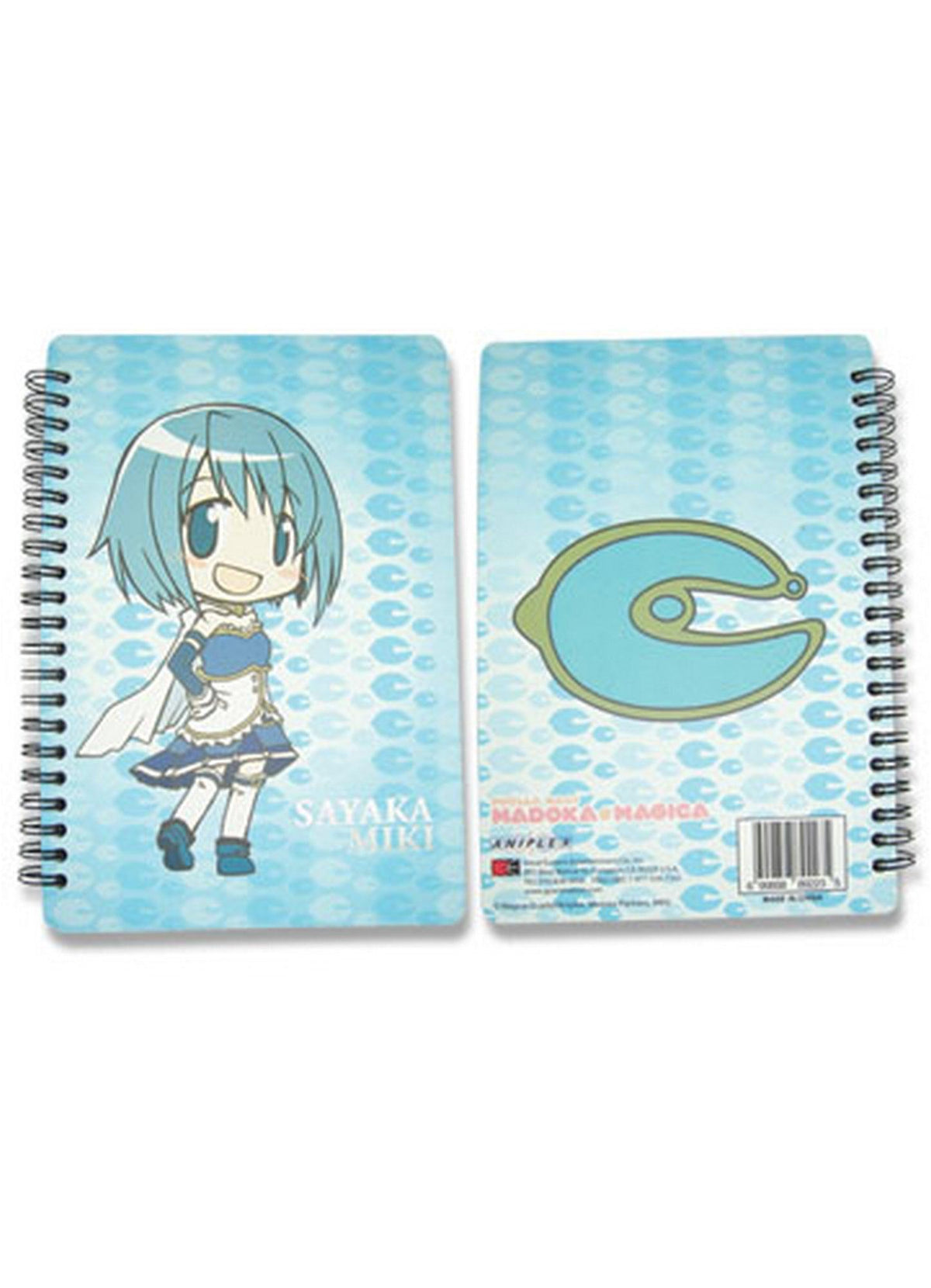 Madoka Magica - Sayaka Miki Soft Cover Notebook - Great Eastern Entertainment