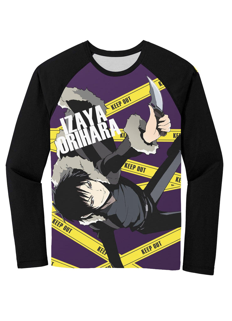 Durarara X2 - Izaya Orihara With Purple Background Long Sleeve