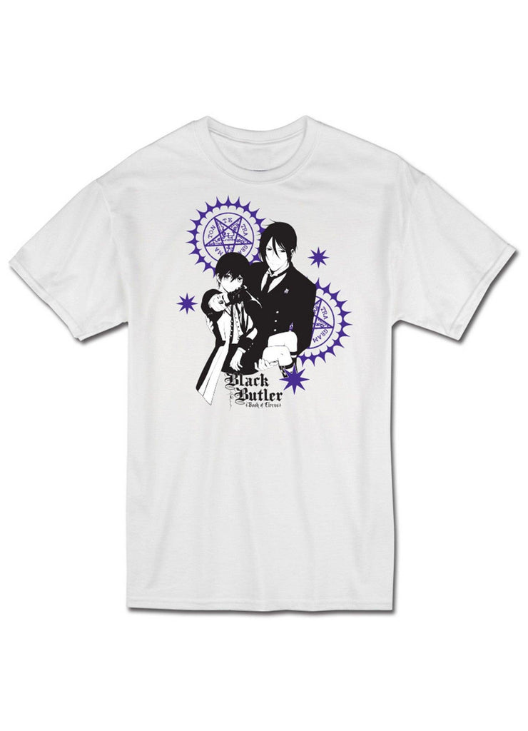 Black Butler Book Of Circus - Sebastian Michaelis And Ciel Phantomhive Men's Screen Print T-Shirt