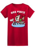 One Piece - Merry The Ship Jrs Screen Print T-Shirt