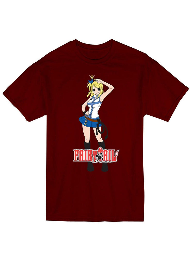 Fairy Tail - Lucy Heartfilia Men's Screen Print T-Shirt