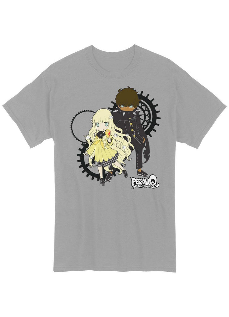 Persona Q - Rei & Zen Men's Screen Print T-Shirt