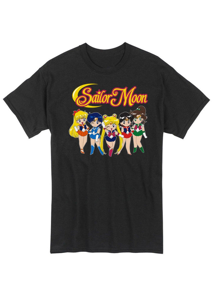 Sailor Moon R - Sailors SD Men's Screen Print T-Shirt