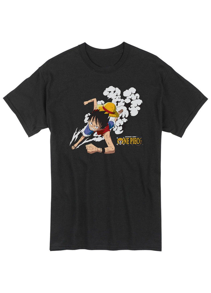 One Piece - Running Monkey D. Luffy Color Version Men's Screen Print T-Shirt